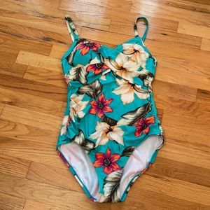 Jantzen Swimsuit. Size 12. Tropical Floral.